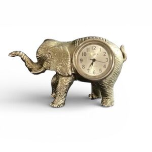Rare-Vintage, timex, miniature elephant, collectible. Keeps perfect time.